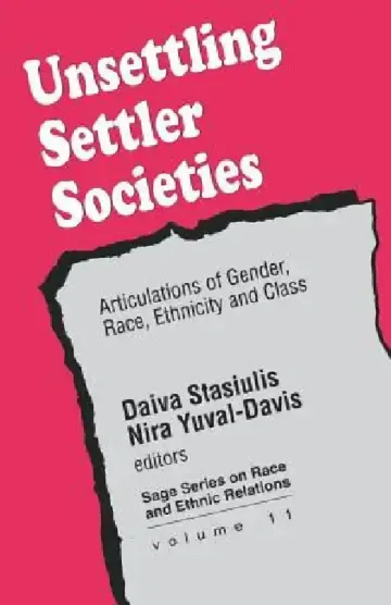 Cover of Unsettling Settler Societies