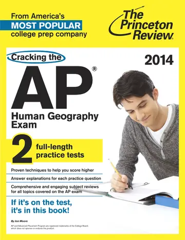 Cover of Cracking the AP Human Geography Exam, 2014 Edition