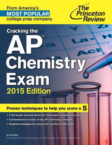 Cover of Cracking the AP Chemistry Exam, 2015 Edition