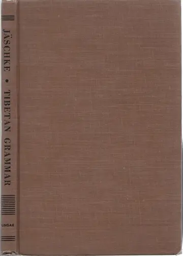 Cover of Tibetan Grammar