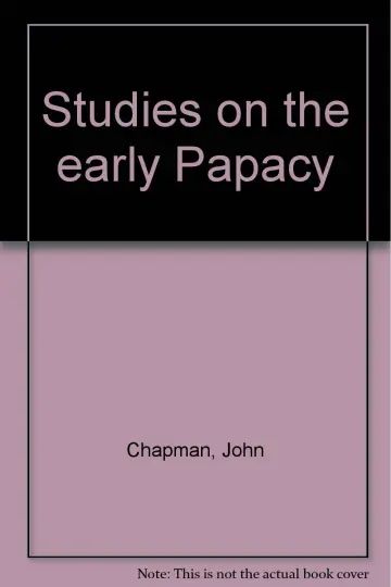 Cover of Studies on the Early Papacy