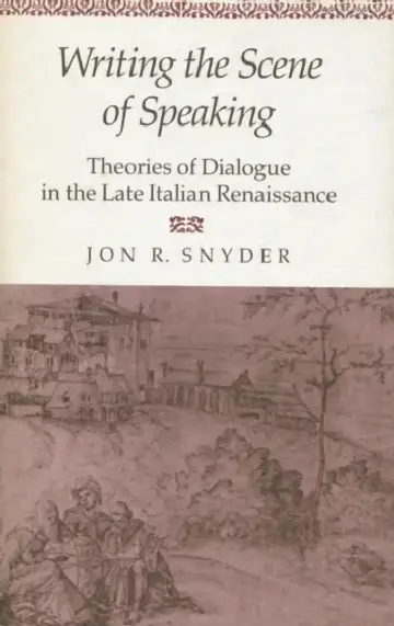Cover of Writing the Scene of Speaking