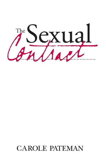Cover of The Sexual Contract