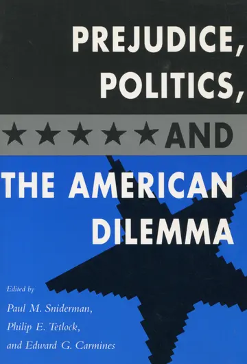Cover of Prejudice, Politics, and the American Dilemma