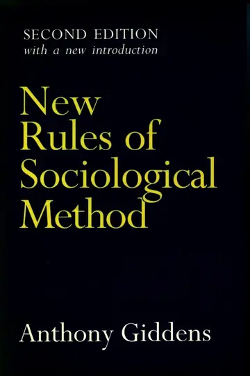 Cover of New Rules of Sociological Method