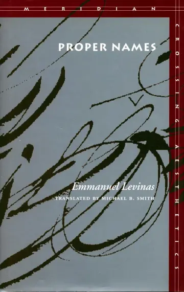 Cover of Proper Names