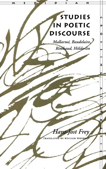 Cover of Studies in Poetic Discourse