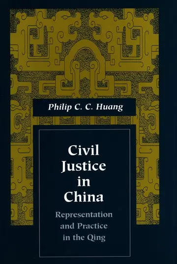 Cover of Civil Justice in China