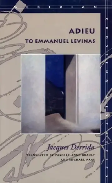 Cover of Adieu to Emmanuel Levinas