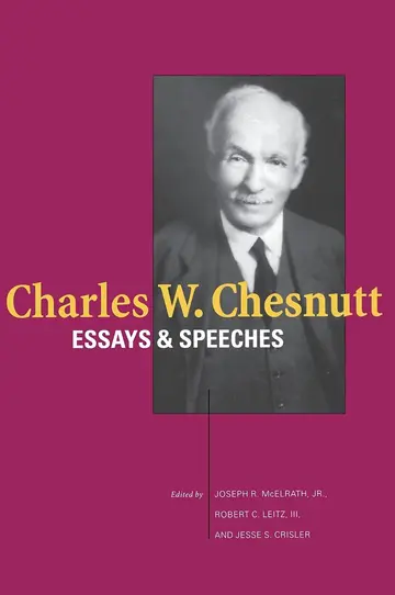 Cover of Charles W. Chesnutt