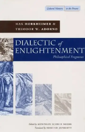 Cover of Dialectic of Enlightenment