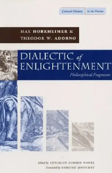 Cover of Dialectic of Enlightenment