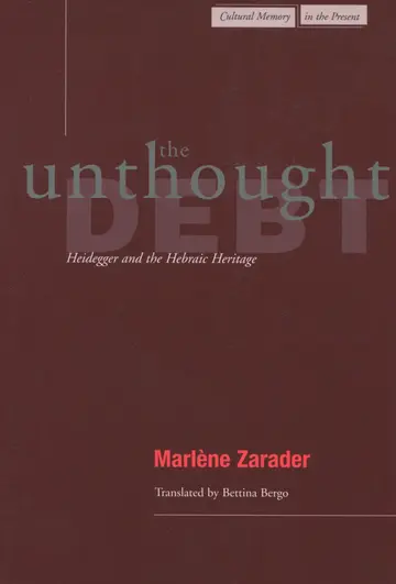 Cover of The Unthought Debt