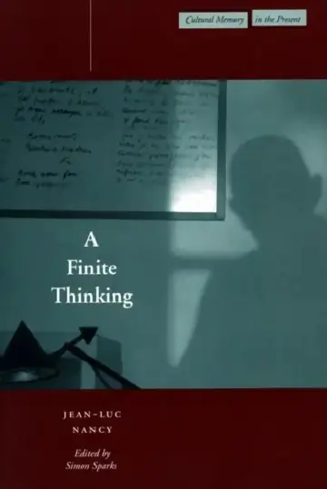 Cover of A Finite Thinking