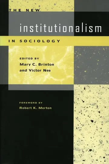 Cover of The New Institutionalism in Sociology