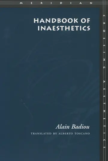 Cover of Handbook of Inaesthetics