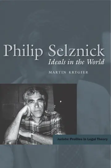 Cover of Philip Selznick