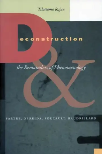 Cover of Deconstruction and the Remainders of Phenomenology