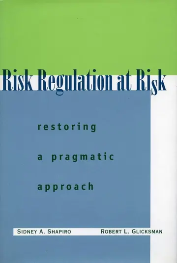 Cover of Risk Regulation at Risk