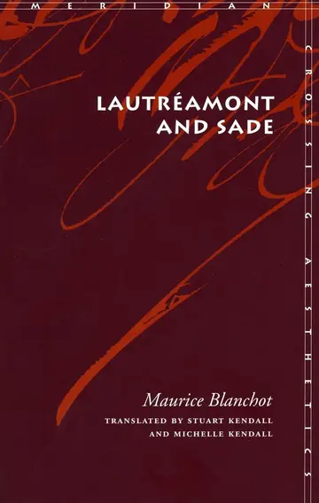 Cover of Lautreamont and Sade
