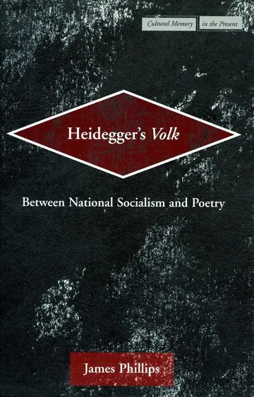 Cover of Heidegger’s Volk