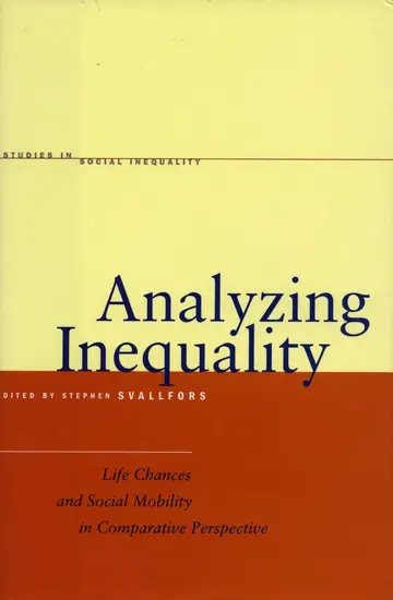 Cover of Analyzing Inequality