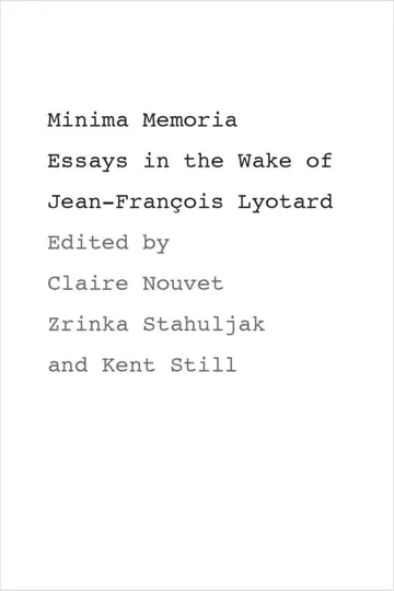Cover of Minima Memoria
