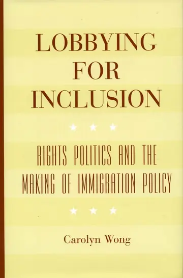 Cover of Lobbying for Inclusion