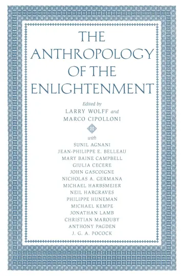 Cover of The Anthropology of the Enlightenment