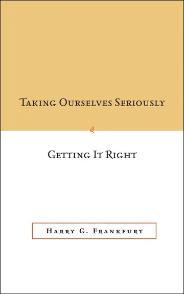 Cover of Taking Ourselves Seriously and Getting It Right