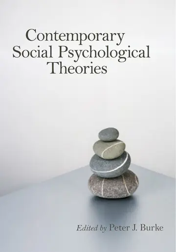 Cover of Contemporary Social Psychological Theories
