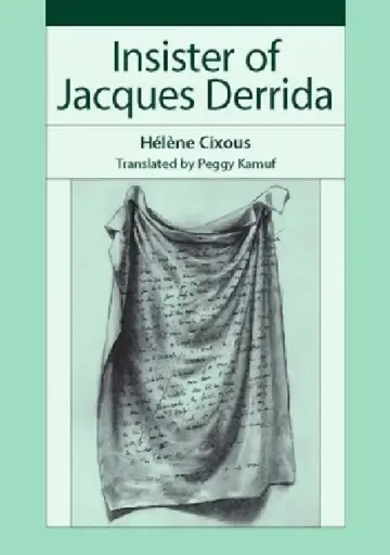 Cover of Insister of Jacques Derrida