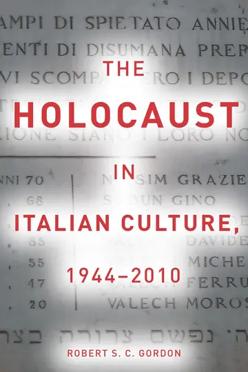 Cover of The Holocaust in Italian Culture, 1944-2010