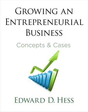 Cover of Growing an Entrepreneurial Business
