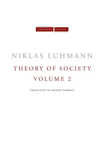 Cover of Theory of Society (2)