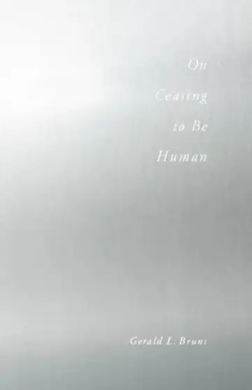 Cover of On Ceasing to Be Human
