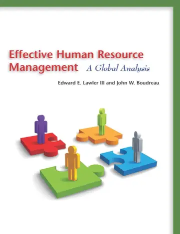 Cover of Effective Human Resource Management