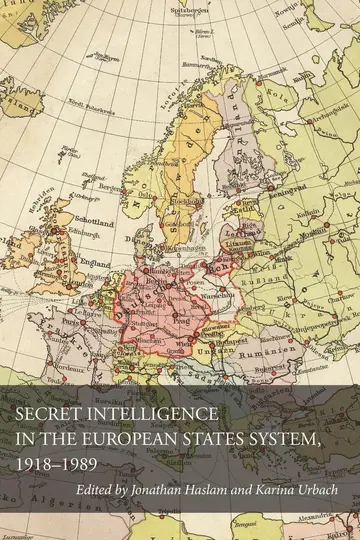 Cover of Secret Intelligence in the European States System, 1918-1989
