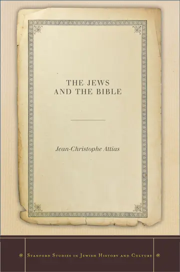 Cover of The Jews and the Bible