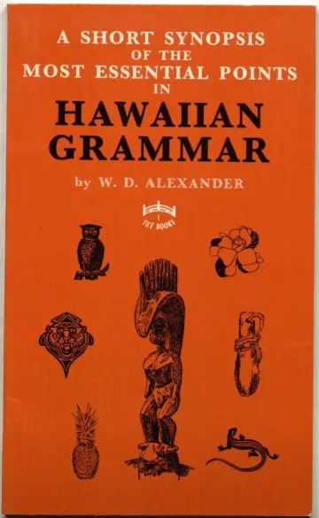 Cover of Short Synopsis of the Most Essential Points in Hawaiian Grammar
