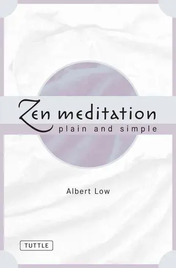 Cover of Zen Meditation Plain and Simple