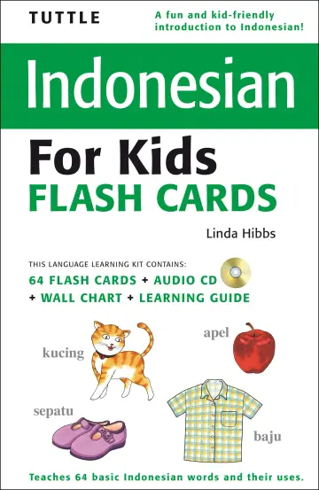Cover of Tuttle Indonesian for Kids Flash Cards