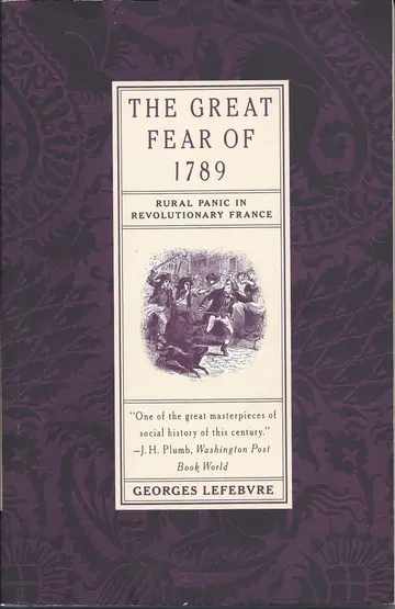 Cover of Great Fear of 1789