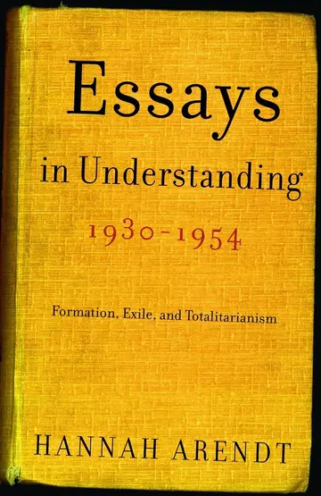 Cover of Essays in Understanding, 1930-1954