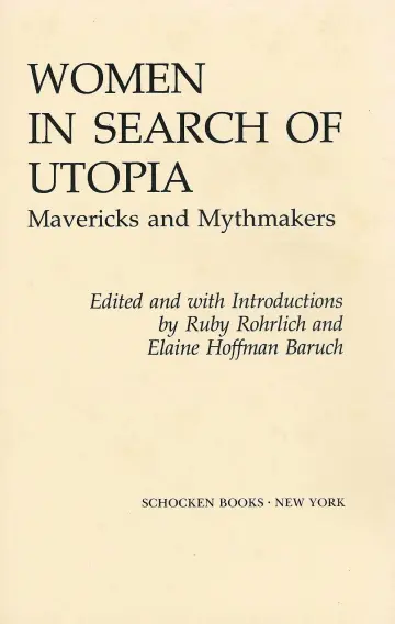 Cover of Womn/search Utopia