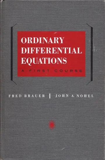 Cover of Ordinary Differential Equations