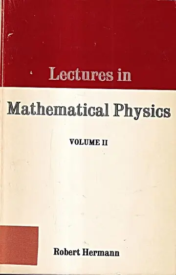 Cover of Lectures in Mathematical Physics