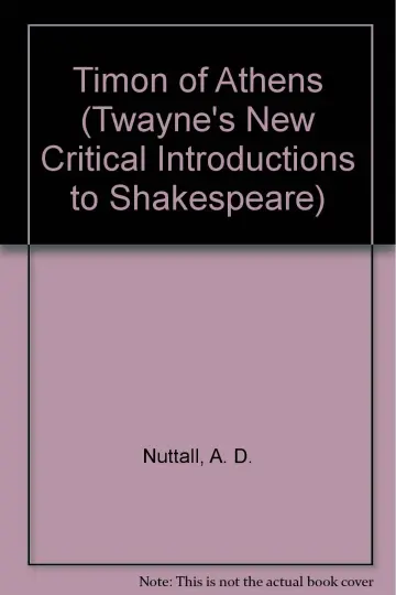 Cover of Timon of Athens