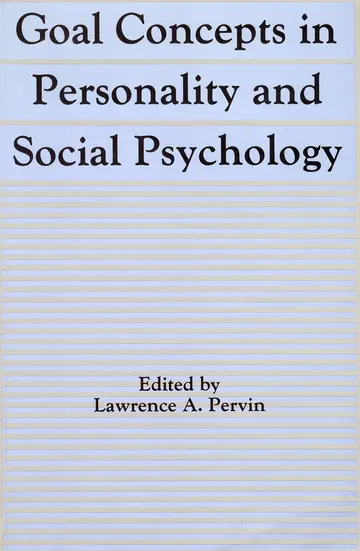 Cover of Goal Concepts in Personality and Social Psychology