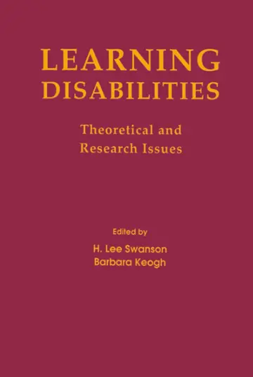 Cover of Learning Disabilities